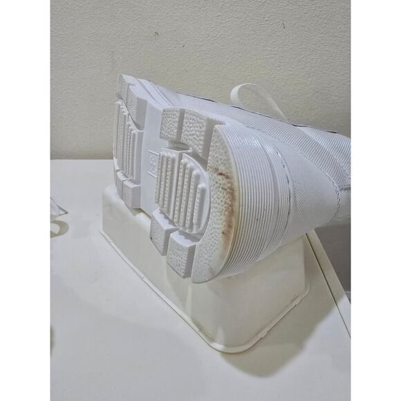 Dr. Martens Canvas Combat Boots White/Gray Lace Up Grunge Women's Size 8 - Picture 9 of 9